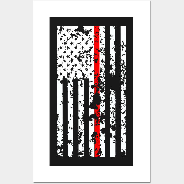 thin red line (all items) Wall Art by B0red